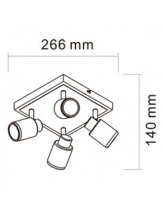 Candil C791/4c Bl Julita... 2